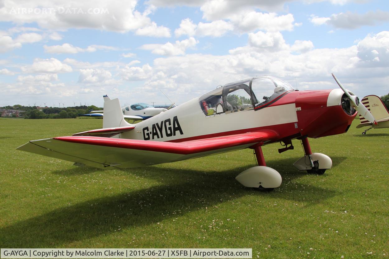 G-AYGA, 1956 SAN Jodel D-117 C/N 436, Jodel D-117 at Fishburn Airfield, June 27th 2015.