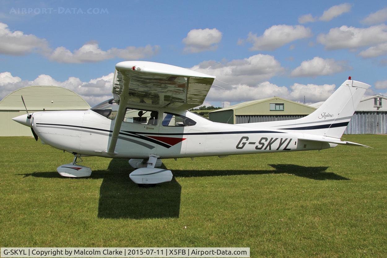 G-SKYL, 1998 Cessna 182S Skylane C/N 18280176, Cessna 182S Skylane at Fishburn Airfield, July 11th 2015.
