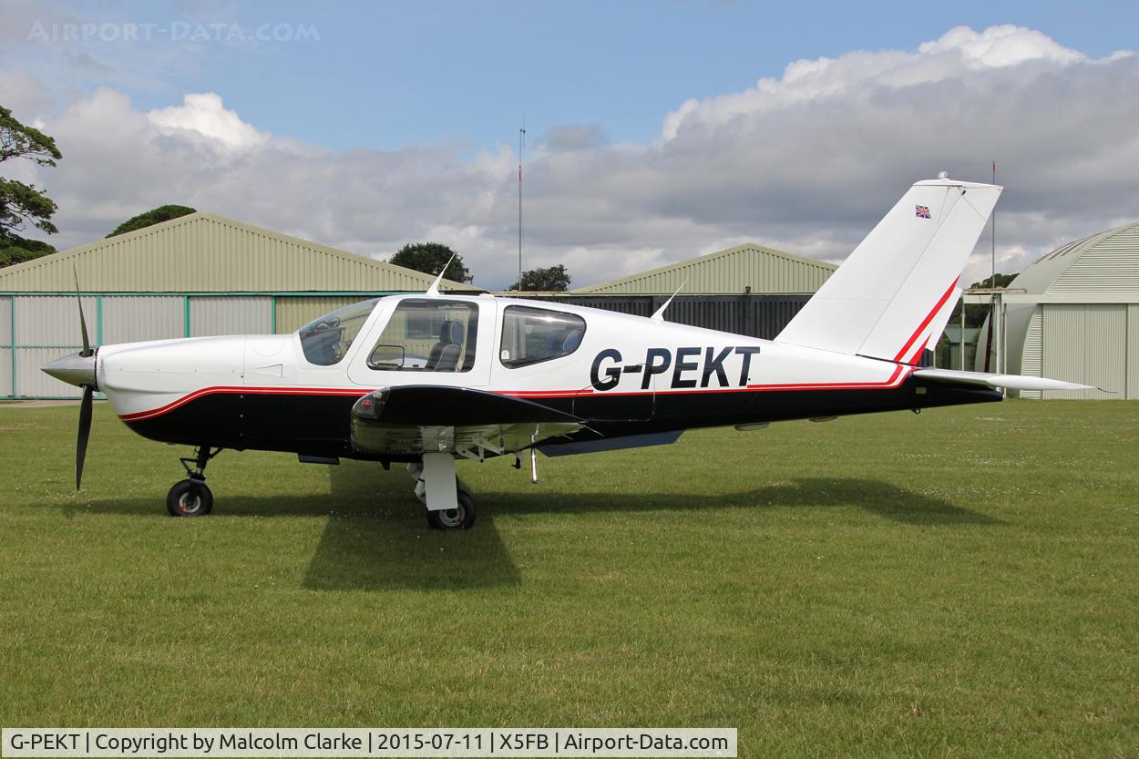 G-PEKT, 1985 Socata TB-20 Trinidad C/N 532, Socata TB-20 Trinidad at Fishburn Airfield UK, July 11th 2015.