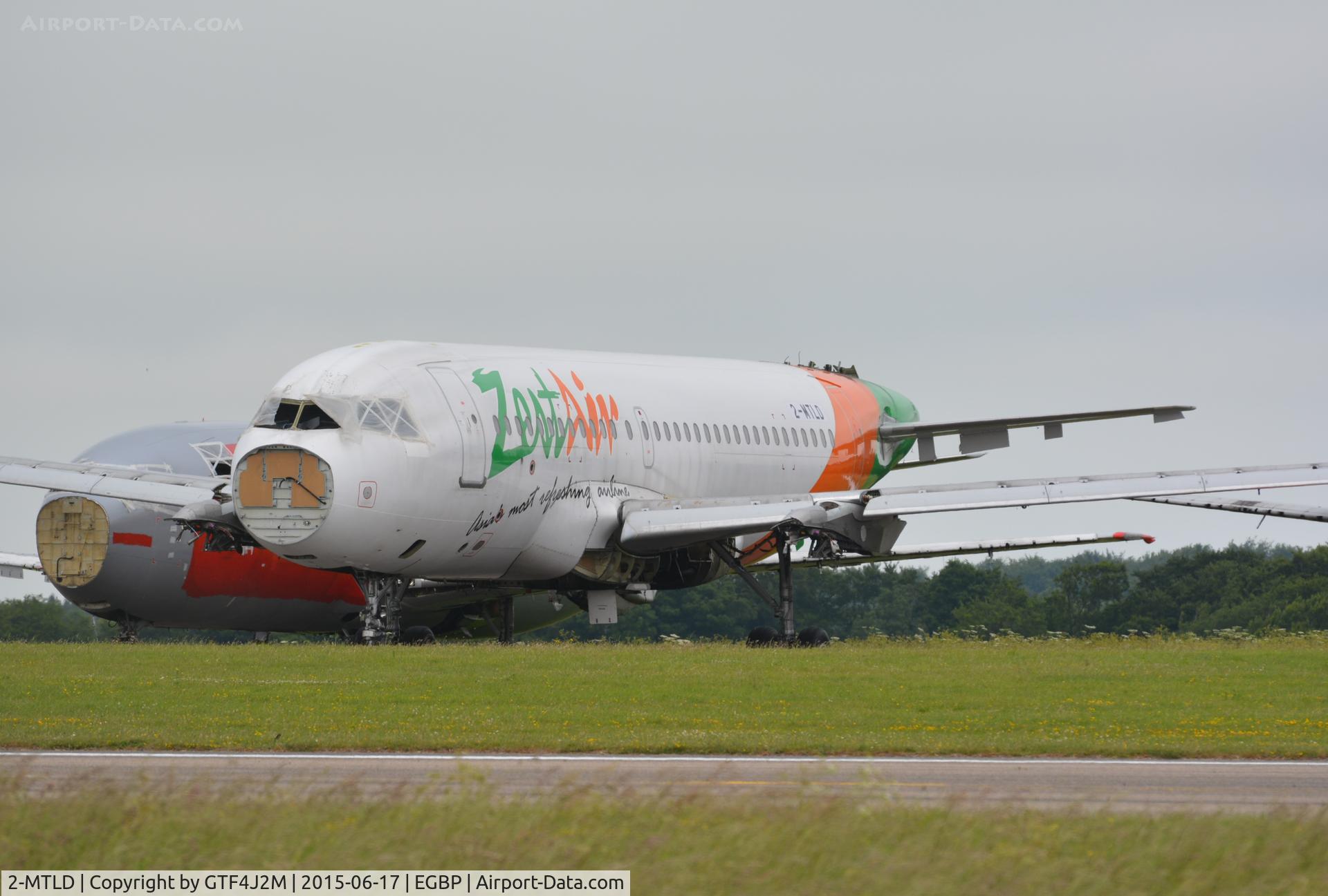 2-MTLD, 1999 Airbus A319-132 C/N 1074, 2-MTLD ex Zest Air stored /WFU at Kemble 17.6.15