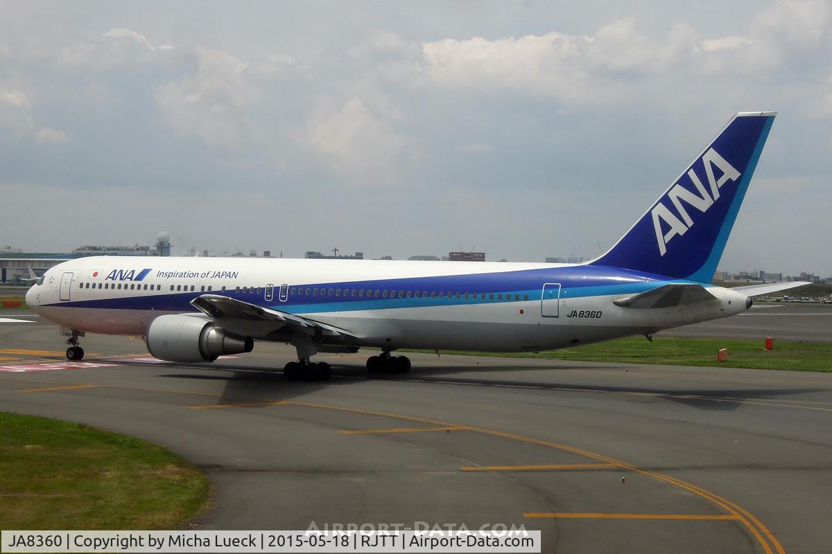 JA8360, 1991 Boeing 767-381 C/N 25055, At Haneda