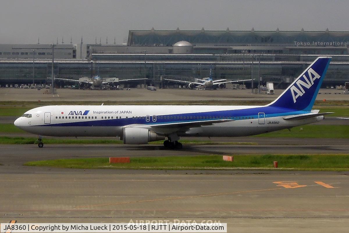 JA8360, 1991 Boeing 767-381 C/N 25055, At Haneda