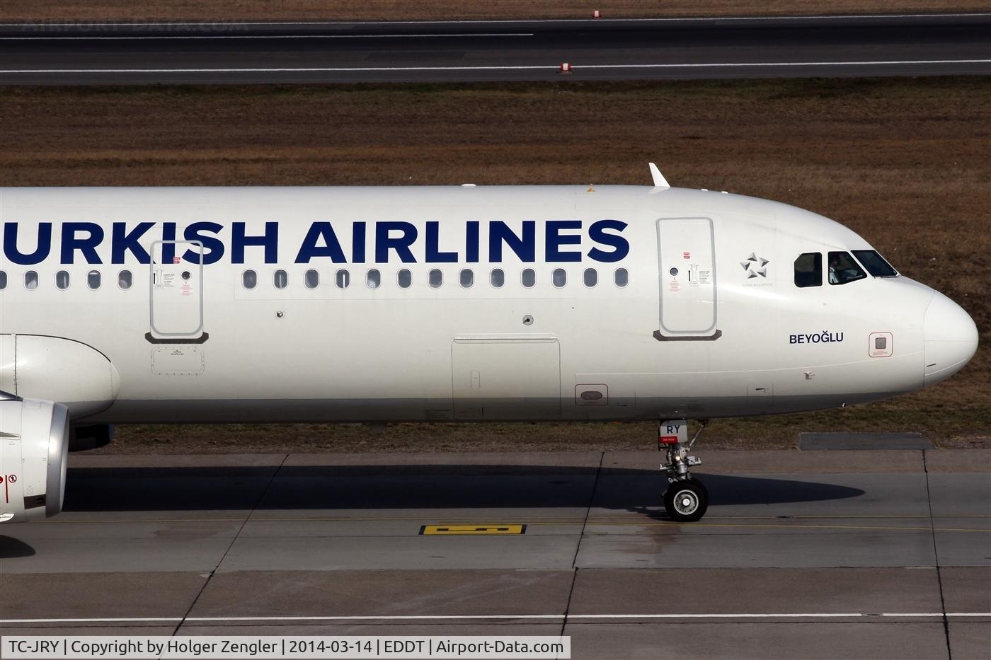 TC-JRY, 2012 Airbus A321-231 C/N 5083, A plane named Beyoglu...