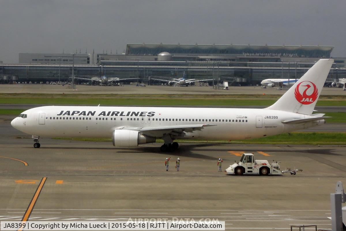 JA8399, 1994 Boeing 767-346 C/N 27313, At Haneda