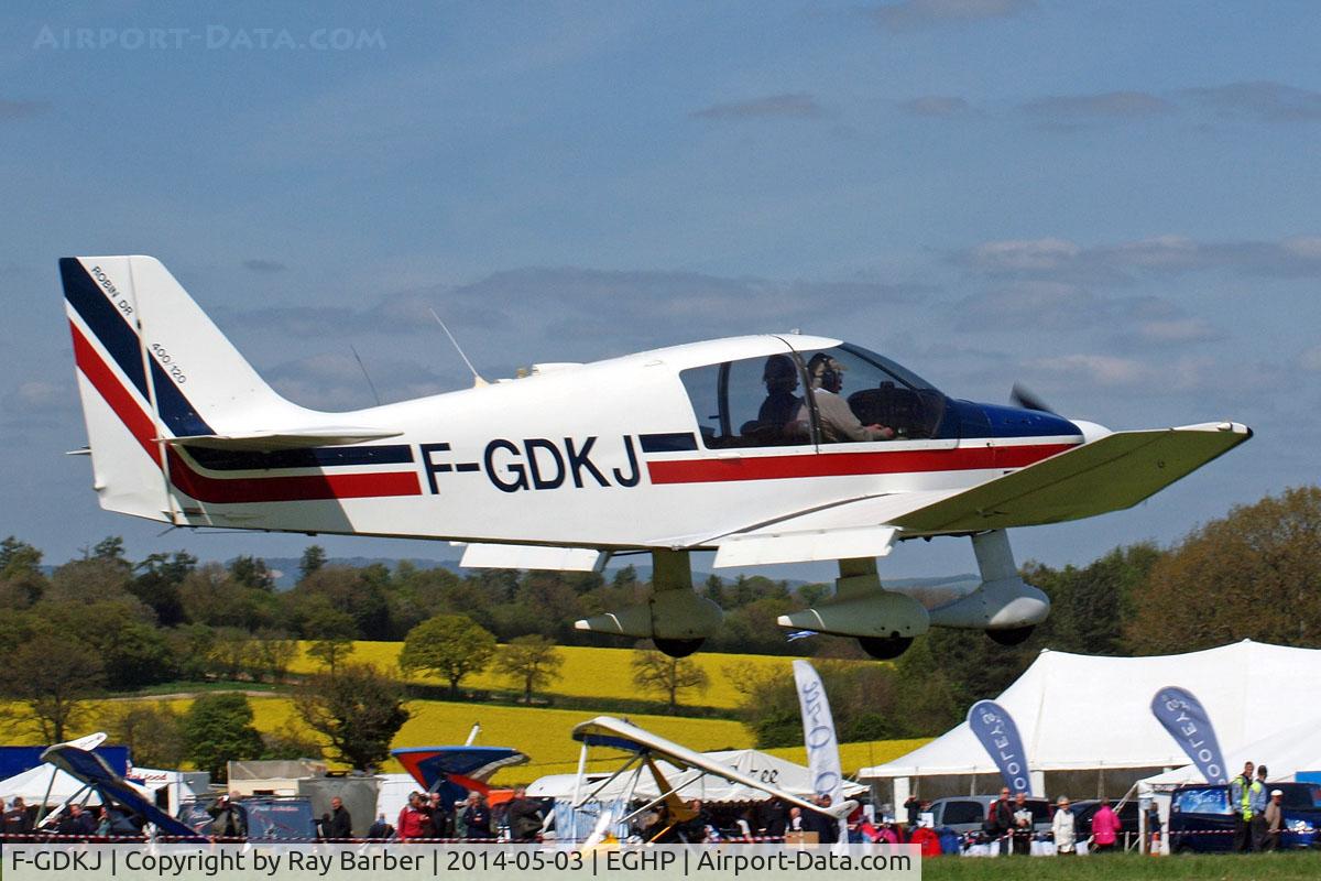 F-GDKJ, 1983 Robin DR-400-120 Petit Prince C/N 1612, Robin DR.400/120 Petit Prince [1612] Popham~G 03/05/2014