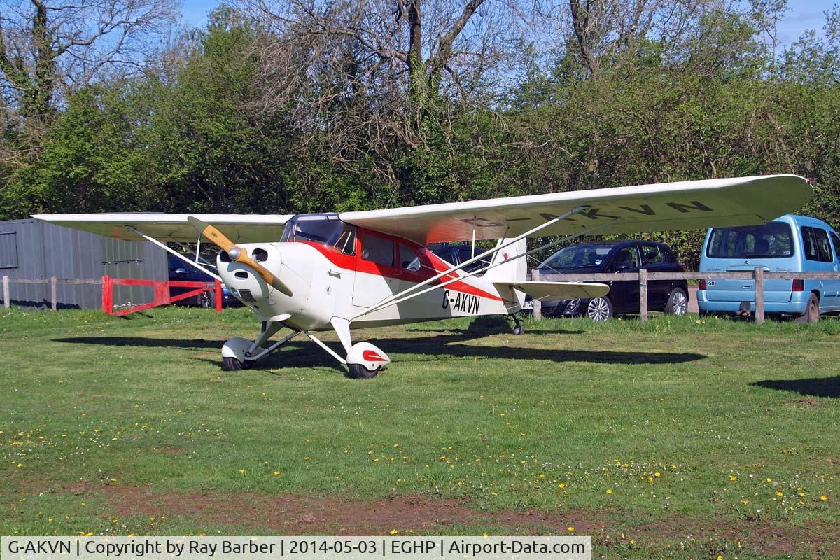 G-AKVN, 1946 Aeronca 11AC Chief Chief C/N 11AC-469, Aeronca 11AC Chief [11AC-469] Popham~G 03/05/2014