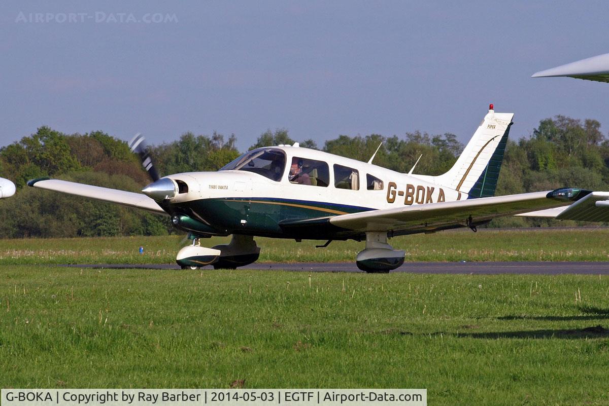 G-BOKA, 1979 Piper PA-28-201T Turbo Dakota C/N 28-7921076, Piper PA-28-201T Turbo Dakota [28-7921076] Fairoaks~G 03/05/2014
