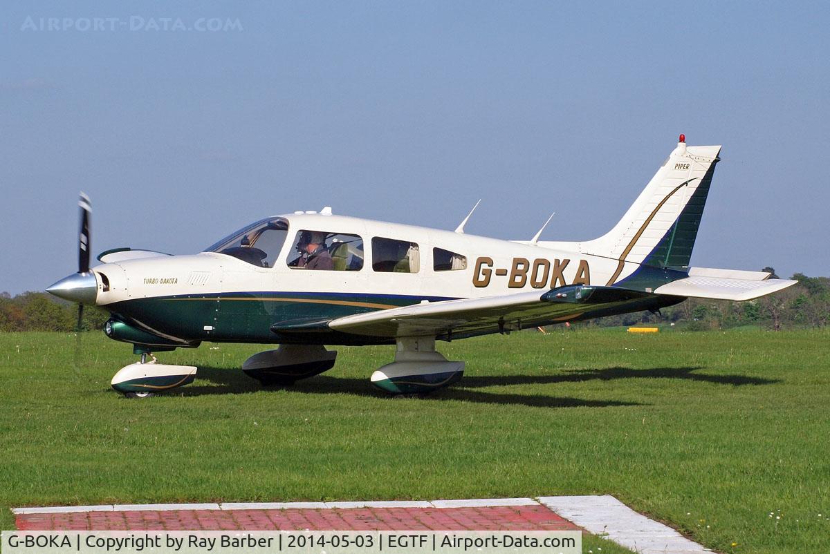 G-BOKA, 1979 Piper PA-28-201T Turbo Dakota C/N 28-7921076, Piper PA-28-201T Turbo Dakota [28-7921076] Fairoaks~G 03/05/2014