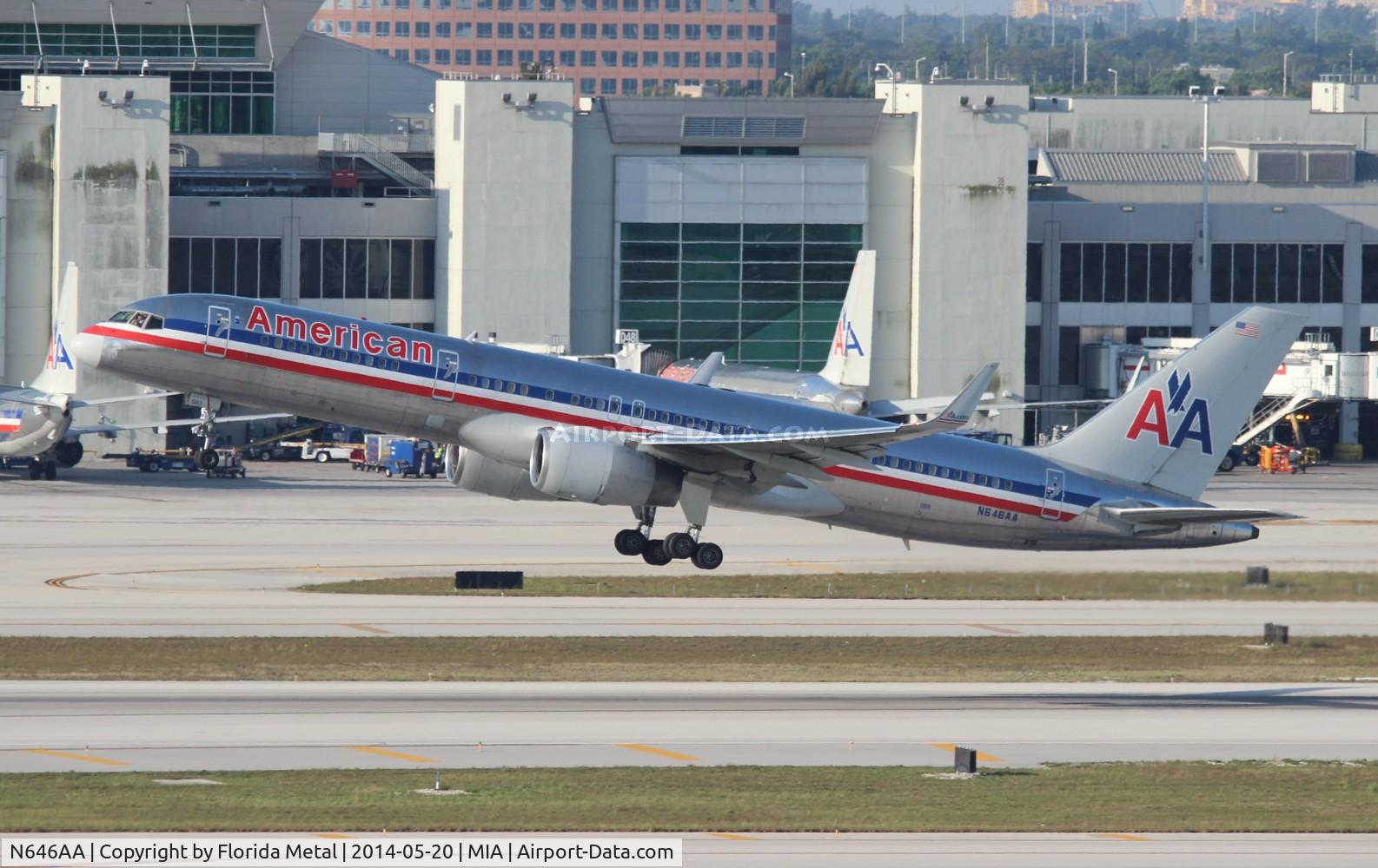 N646AA, 1991 Boeing 757-223 C/N 24604, American