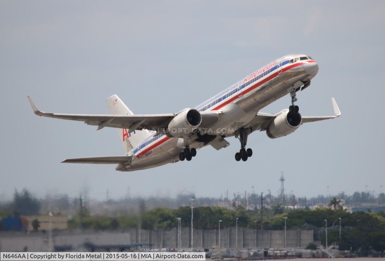 N646AA, 1991 Boeing 757-223 C/N 24604, American