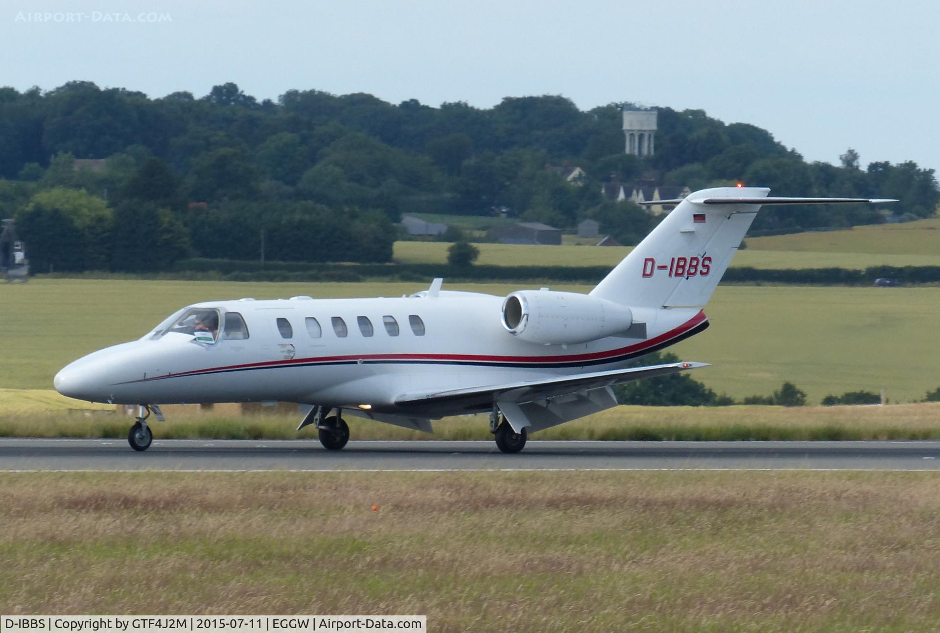 D-IBBS, 2006 Cessna 525A CitationJet CJ2 C/N 525A-0313, D-IBBS at Luton 11.7.15