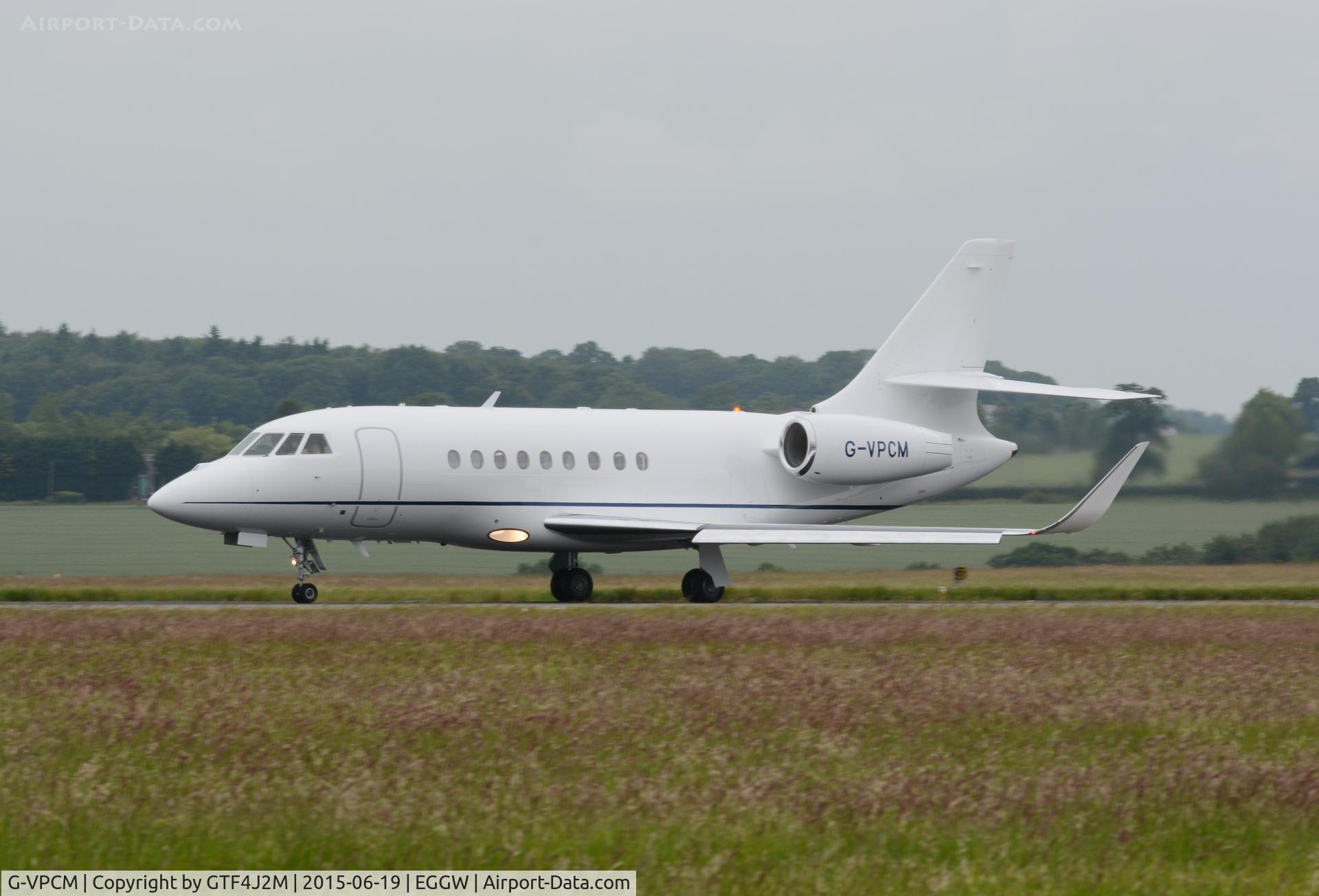 G-VPCM, 2012 Dassault Falcon 2000EX C/N 261, G-VPCM at Luton 19.6.15
