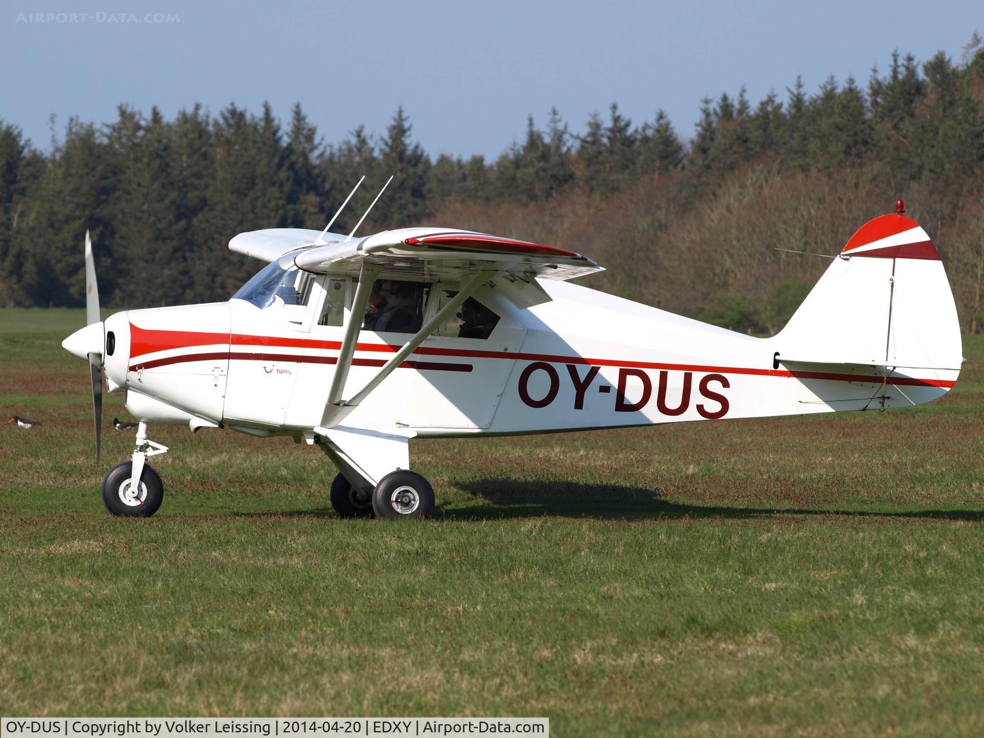 OY-DUS, 1960 Piper PA-22-160 Tri Pacer C/N 22-7588, taxi to rwy