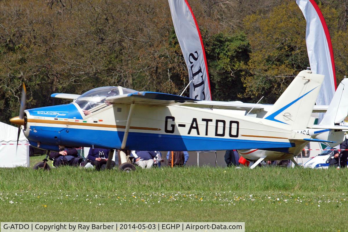 G-ATDO, 1965 Bolkow Bo-208C Junior C/N 576, Bolkow Bo.208C Junior [576] Popham~G 03/05/2014