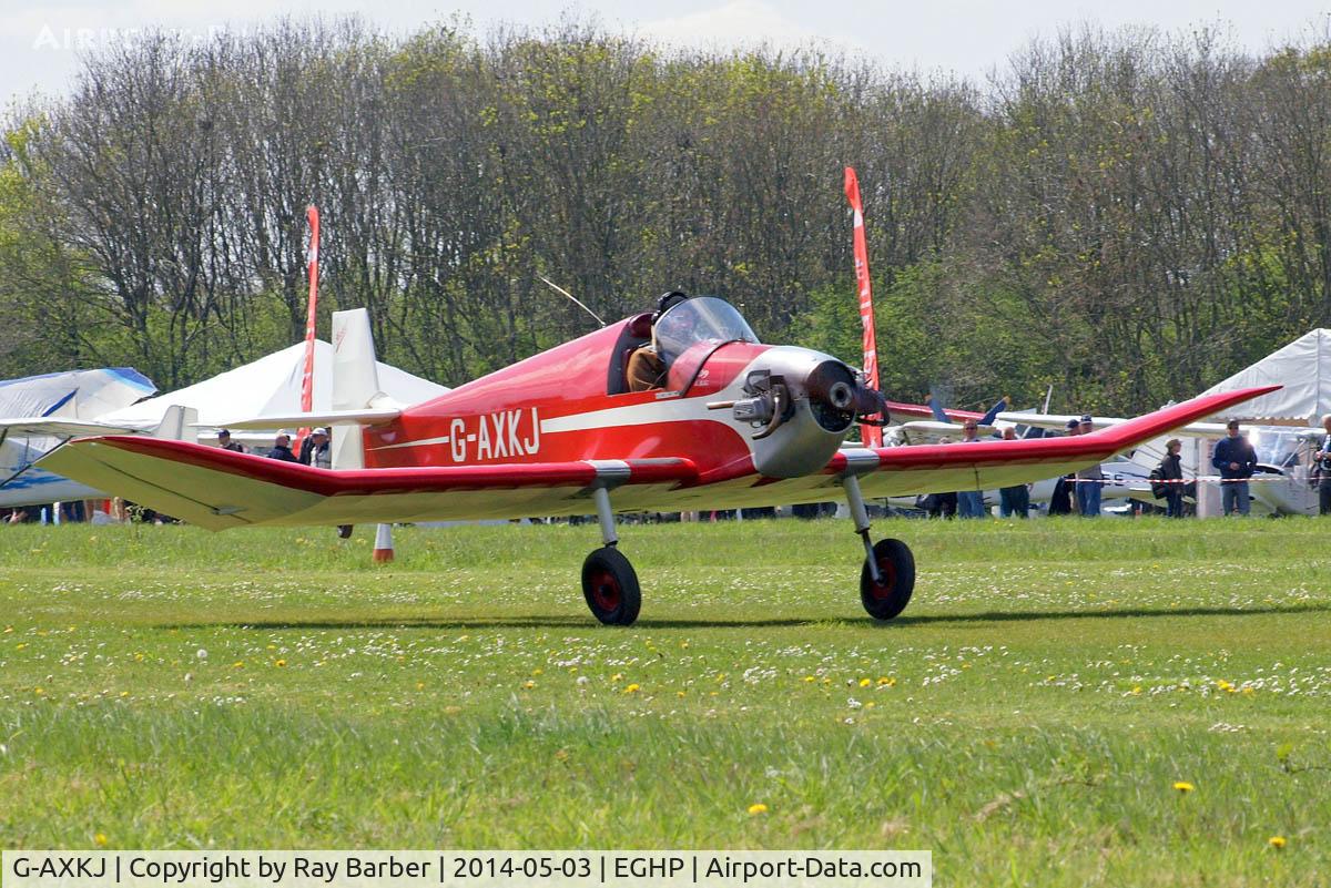 G-AXKJ, 1970 Jodel D-9 Bebe C/N PFA 941, Jodel D.9 Bebe [PFA 941] Popham~G 03/05/2014