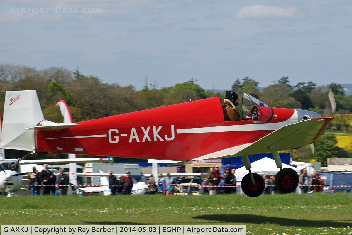 G-AXKJ, 1970 Jodel D-9 Bebe C/N PFA 941, Jodel D.9 Bebe [PFA 941] Popham~G 03/05/2014