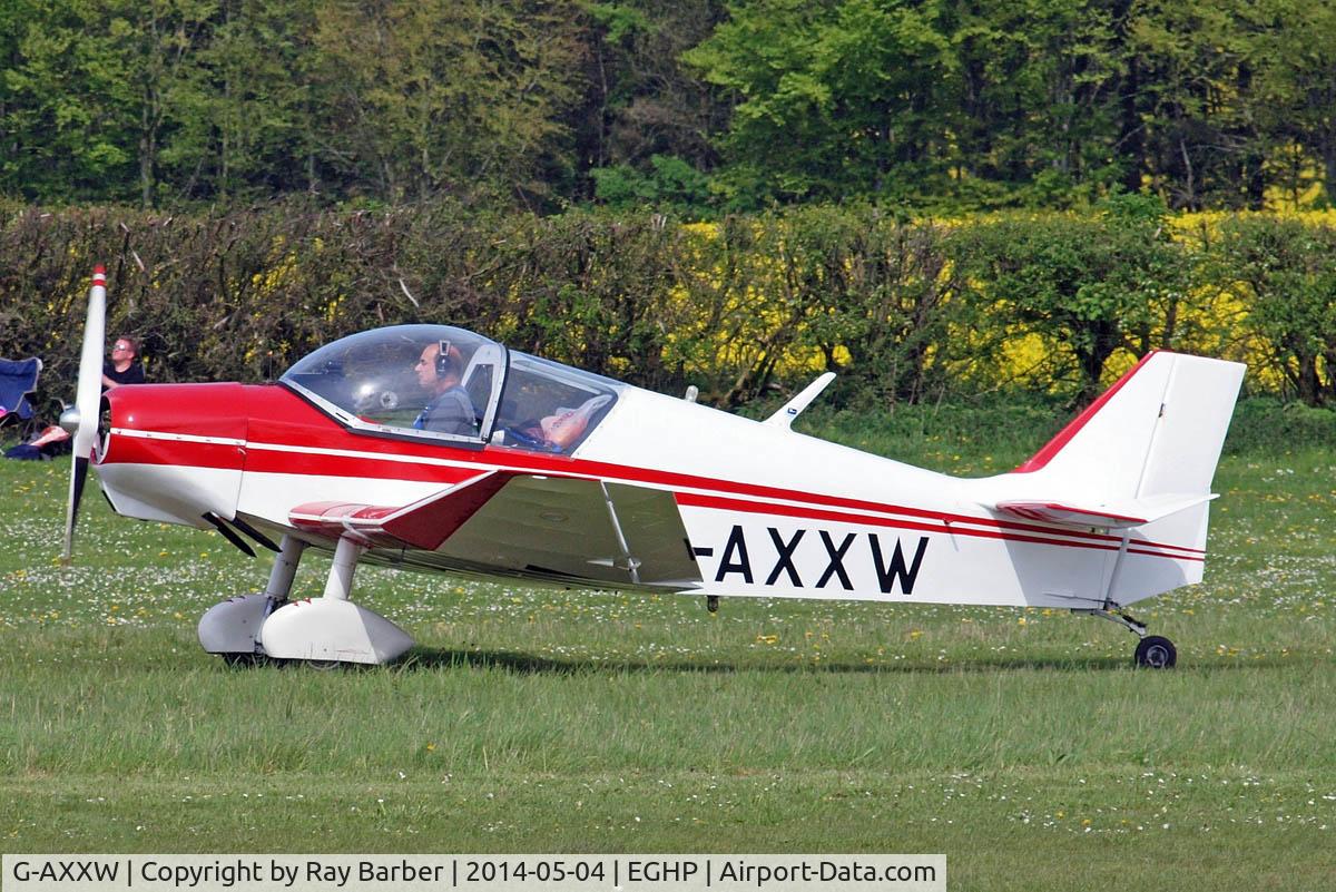 G-AXXW, 1957 SAN Jodel D-117 C/N 632, Jodel D.117 Gran Tourisme [632] Popham~G 04/05/2014