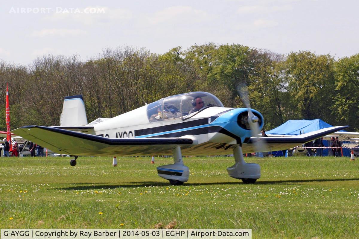 G-AYGG, 1960 Jodel (Wassmer) D-120 Paris-Nice C/N 184, Wassmer Jodel D.120 Paris-Nice [184] Popham~G 03/05/2014