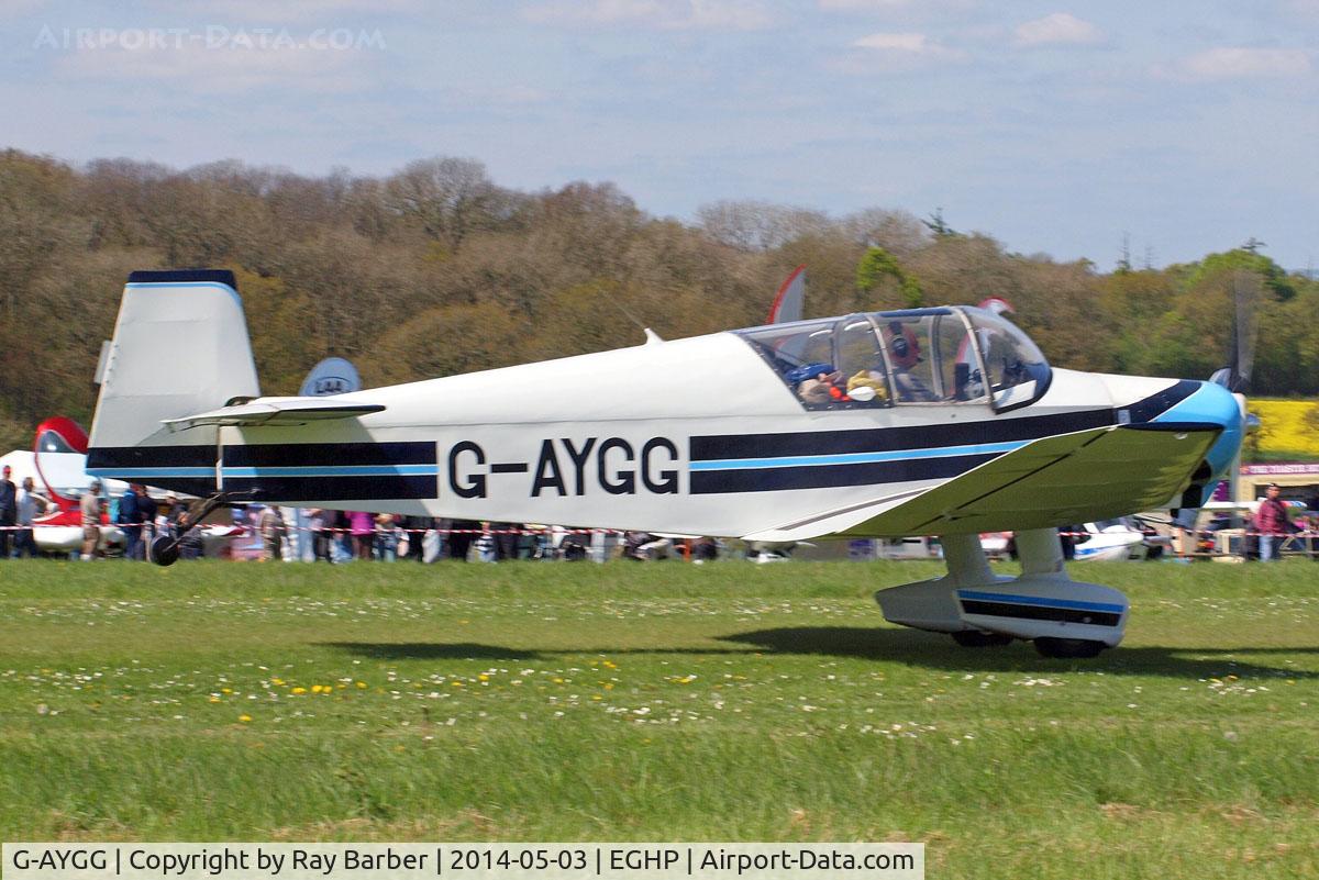G-AYGG, 1960 Jodel (Wassmer) D-120 Paris-Nice C/N 184, Wassmer Jodel D.120 Paris-Nice [184] Popham~G 03/05/2014