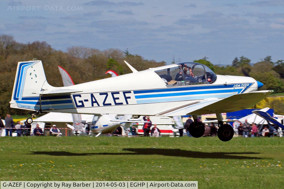G-AZEF, 1966 Wassmer (Jodel) D-120 Paris-Nice C/N 321, Wassmer Jodel D.120 Paris-Nice [321] Popham~G 03/05/2014