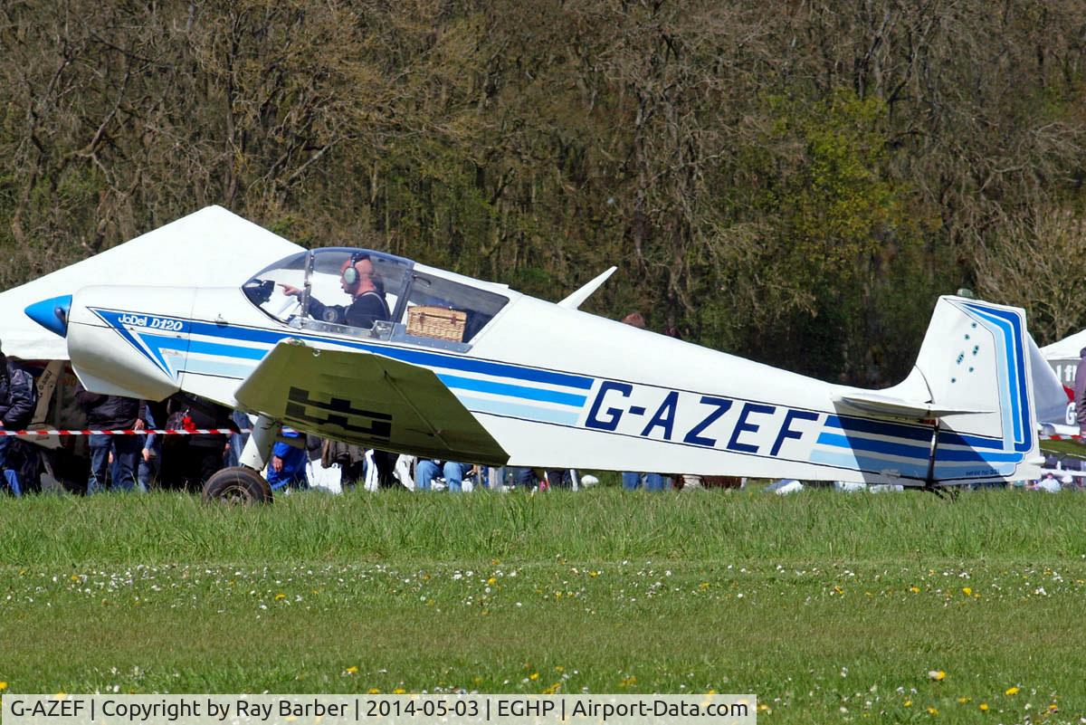 G-AZEF, 1966 Wassmer (Jodel) D-120 Paris-Nice C/N 321, Wassmer Jodel D.120 Paris-Nice [321] Popham~G 03/05/2014