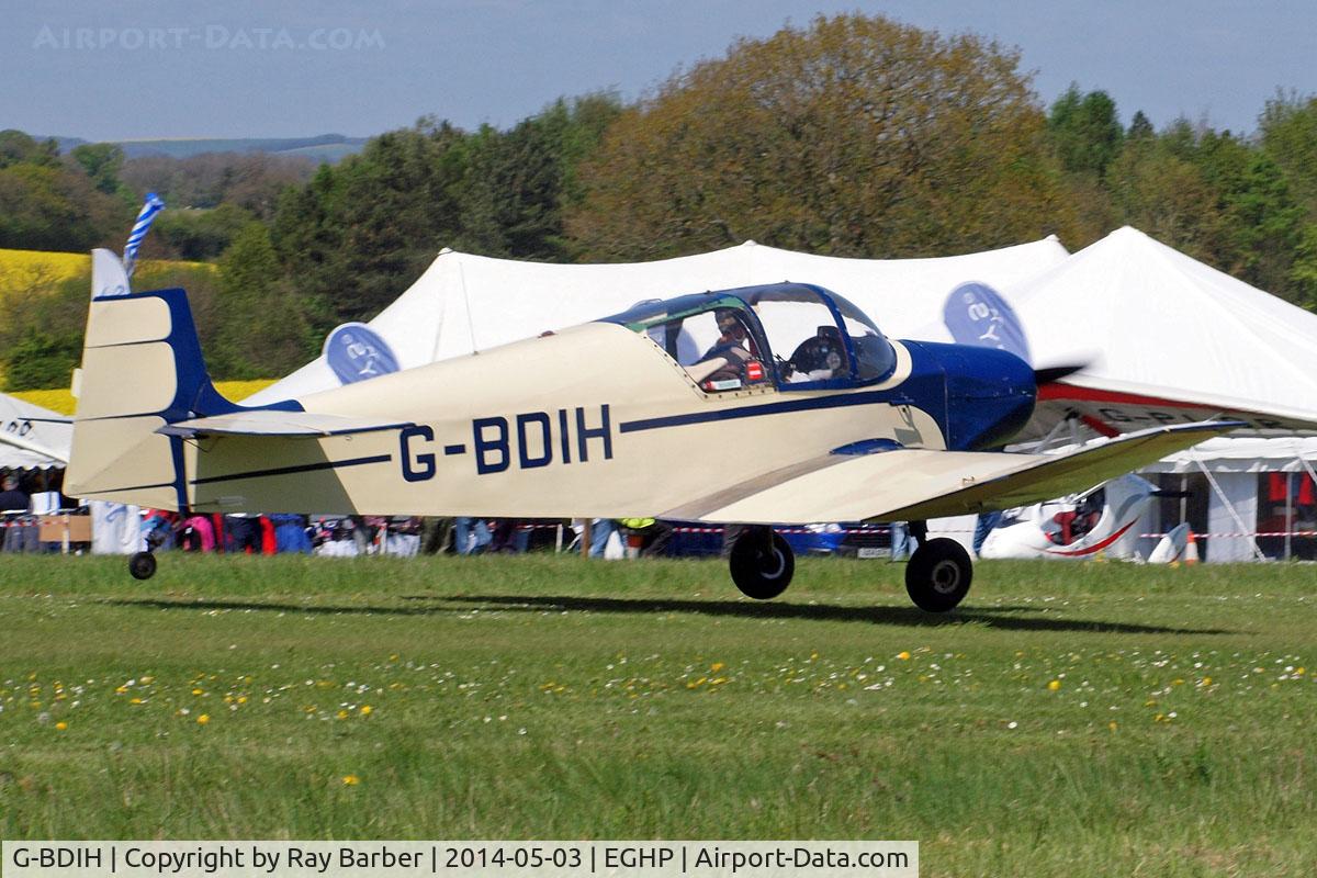 G-BDIH, 1958 SAN Jodel D-117 Grand Tourisme C/N 812, Jodel D.117 Gran Tourisme [812] Popham~G 03/05/2015