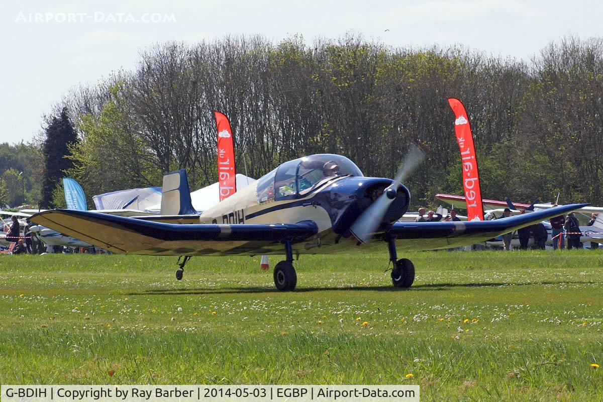 G-BDIH, 1958 SAN Jodel D-117 Grand Tourisme C/N 812, Jodel D.117 Gran Tourisme [812] Popham~G 03/05/2015