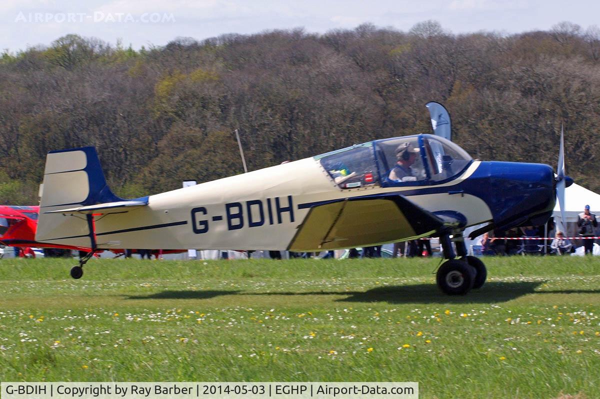 G-BDIH, 1958 SAN Jodel D-117 Grand Tourisme C/N 812, Jodel D.117 Gran Tourisme [812] Popham~G 03/05/2015