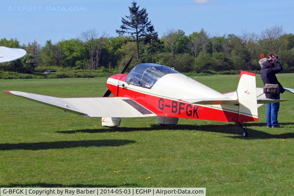 G-BFGK, 1957 SAN Jodel D-117 Grand Tourisme C/N 644, Jodel D.117 Gran Tourisme [644] Popham~G 03/05/2015