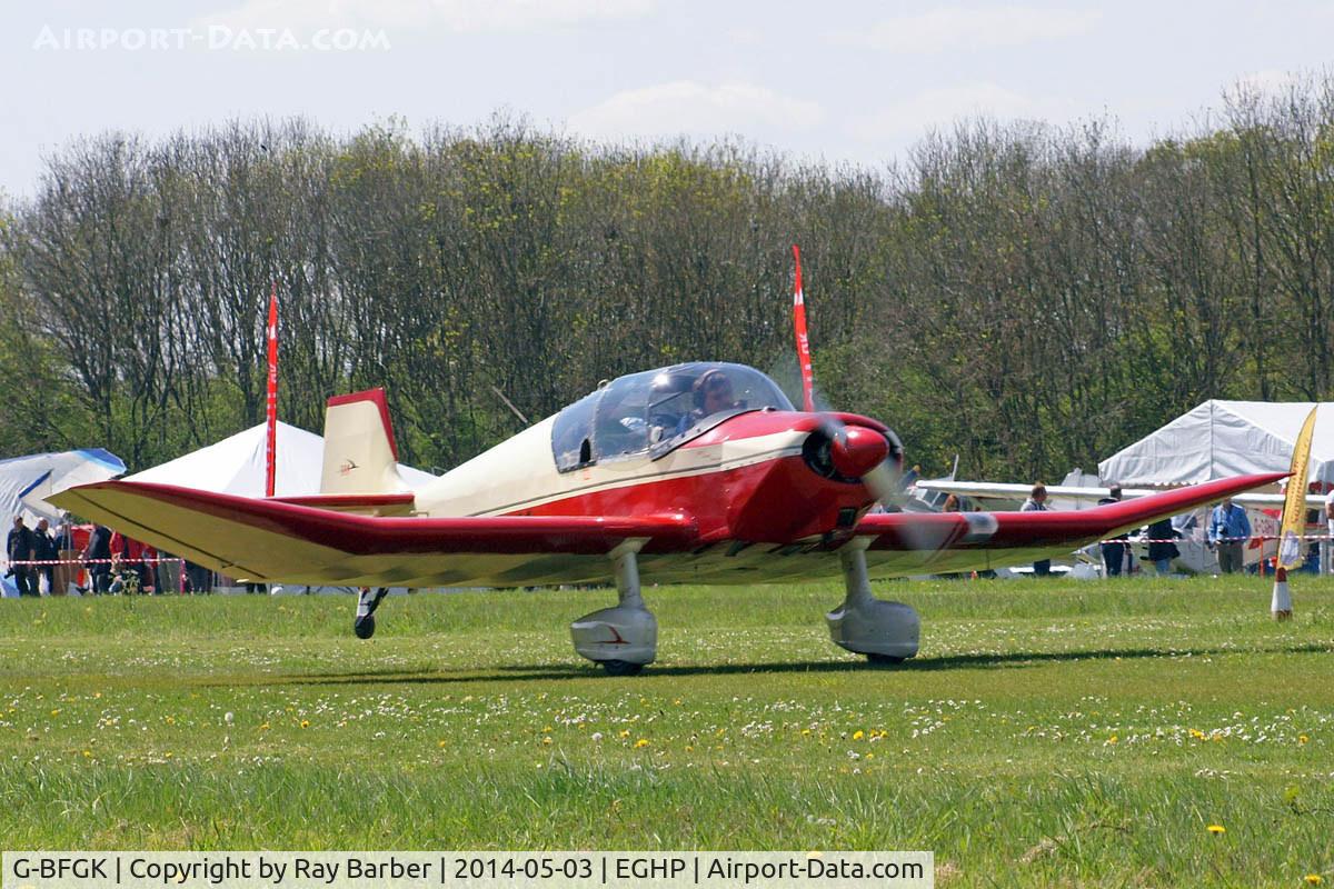 G-BFGK, 1957 SAN Jodel D-117 Grand Tourisme C/N 644, Jodel D.117 Gran Tourisme [644] Popham~G 03/05/2015