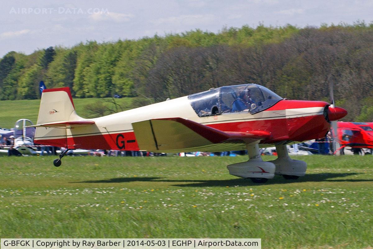 G-BFGK, 1957 SAN Jodel D-117 Grand Tourisme C/N 644, Jodel D.117 Gran Tourisme [644] Popham~G 03/05/2015