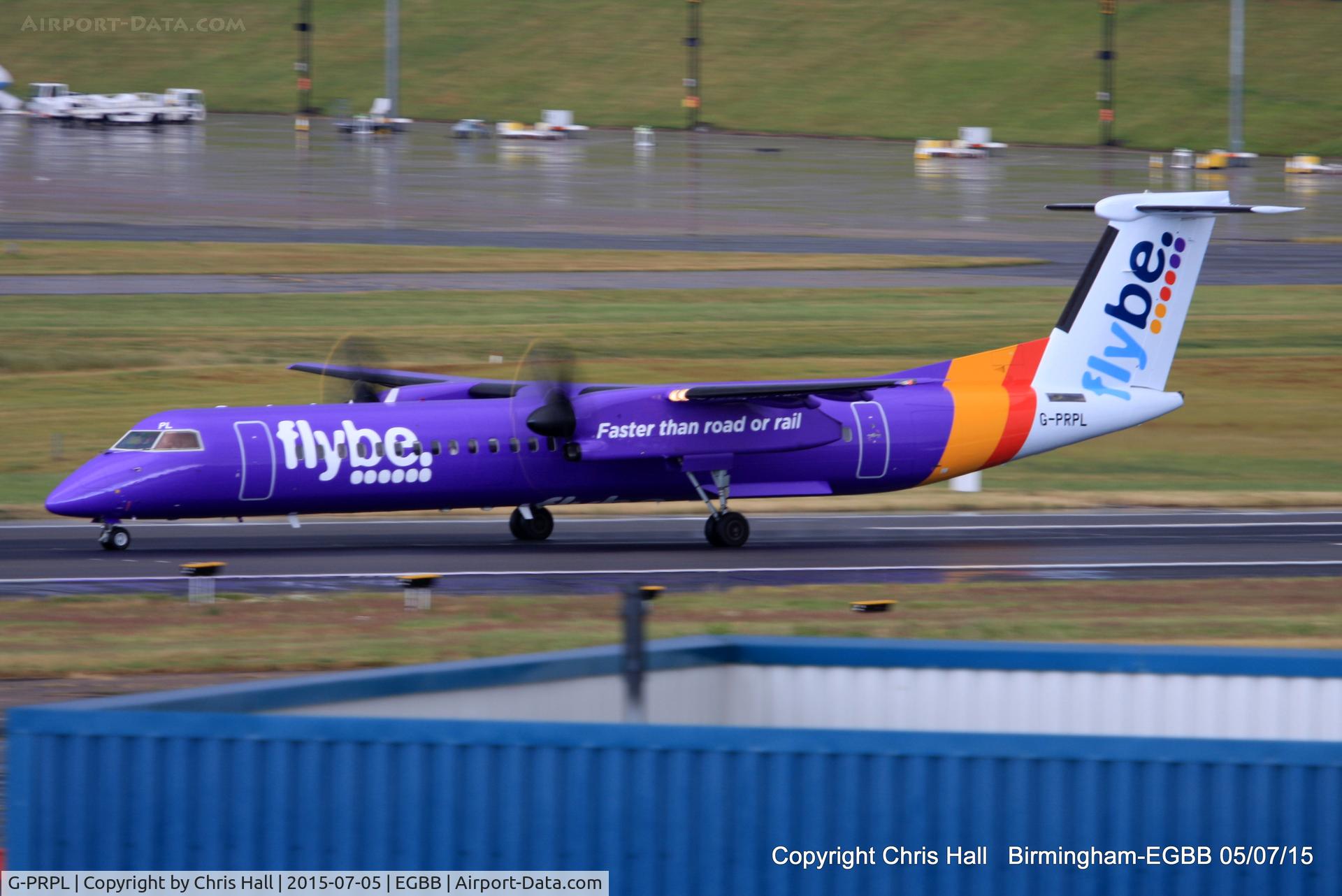 G-PRPL, 2011 Bombardier DHC-8-402 Dash 8 C/N 4380, flybe