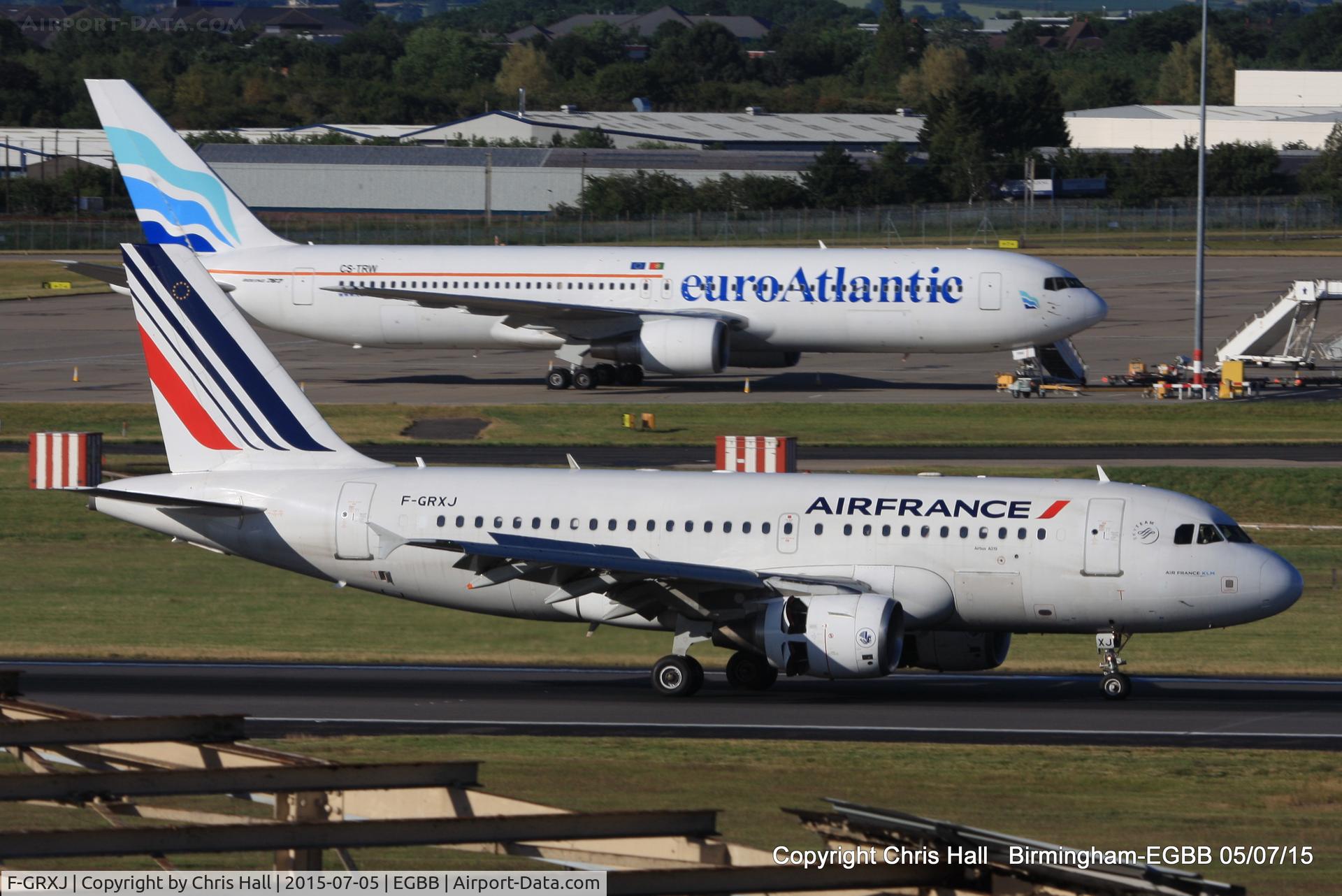 F-GRXJ, 2005 Airbus A319-115LR C/N 2456, Air France