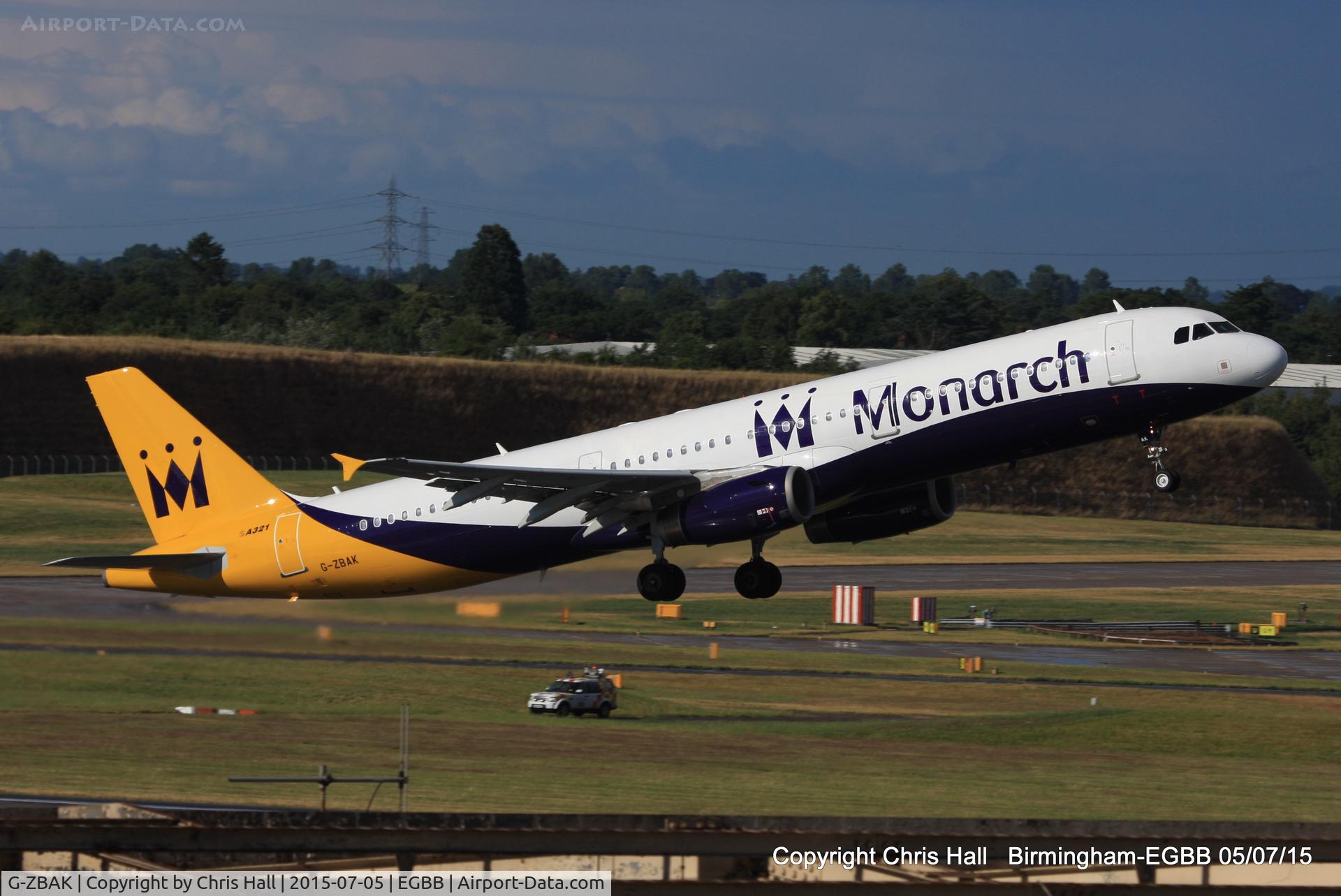 G-ZBAK, 2008 Airbus A321-231 C/N 3458, Monarch