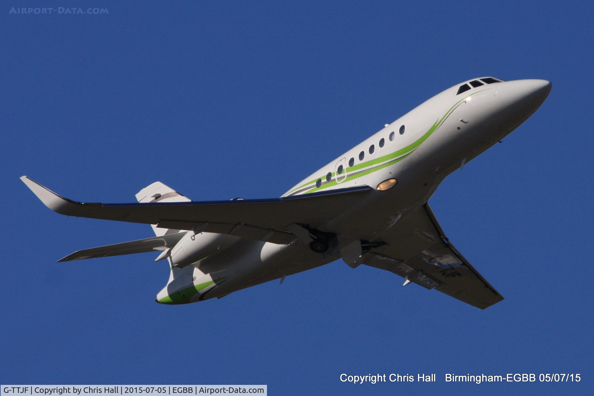 G-TTJF, 2013 Dassault Falcon 2000EX C/N 705, TAG Aviation
