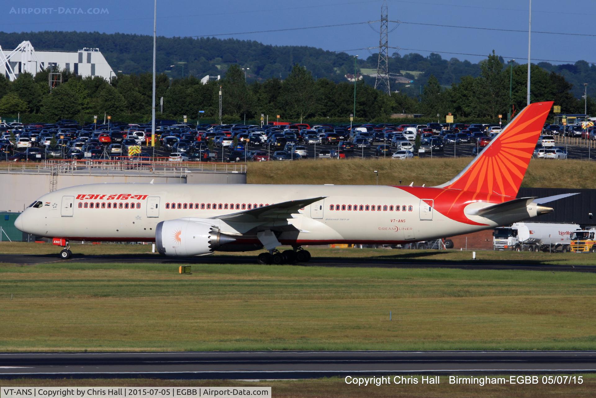VT-ANS, 2014 Boeing 787-8 Dreamliner C/N 36290, Air India