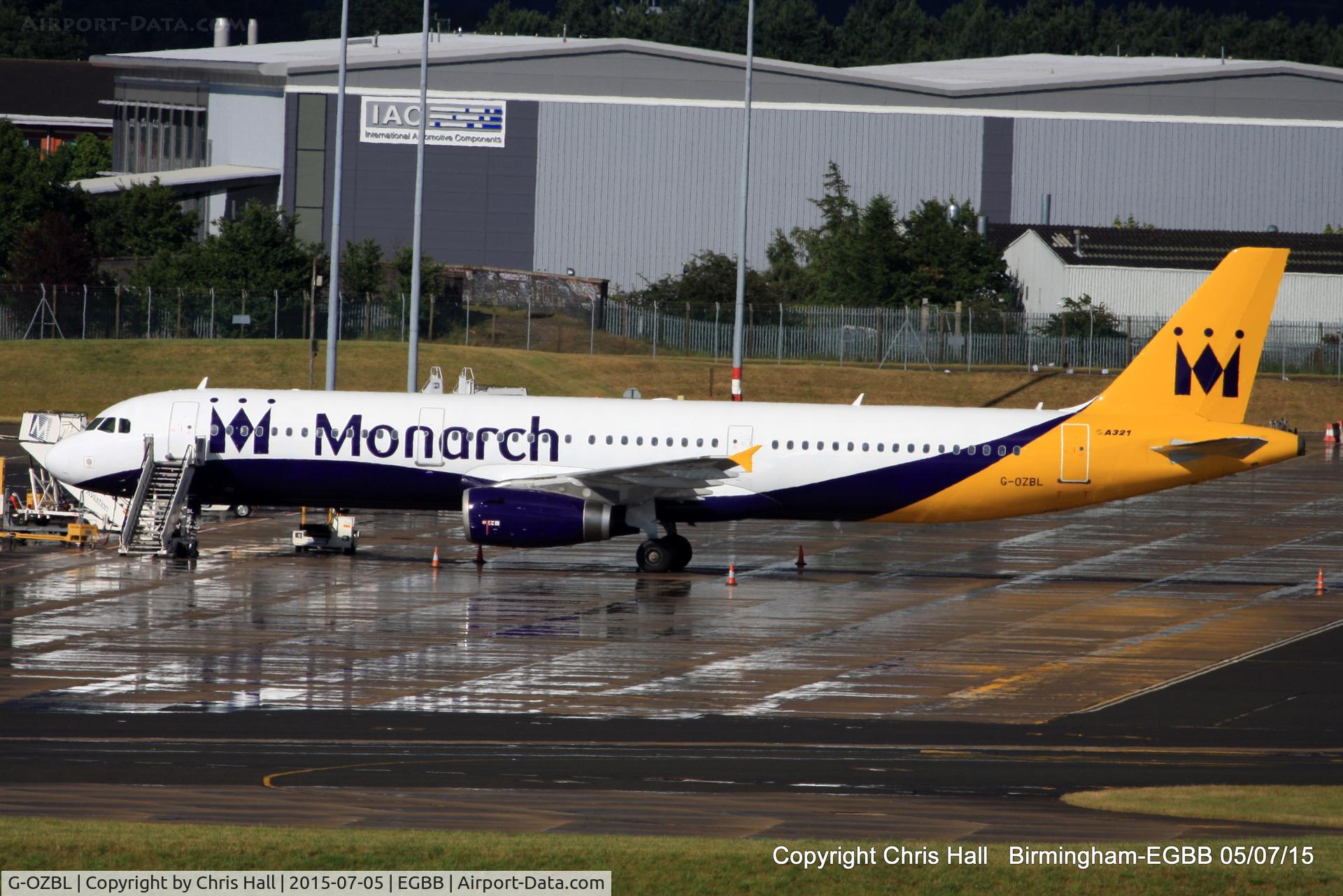 G-OZBL, 1998 Airbus A321-231 C/N 864, Monarch