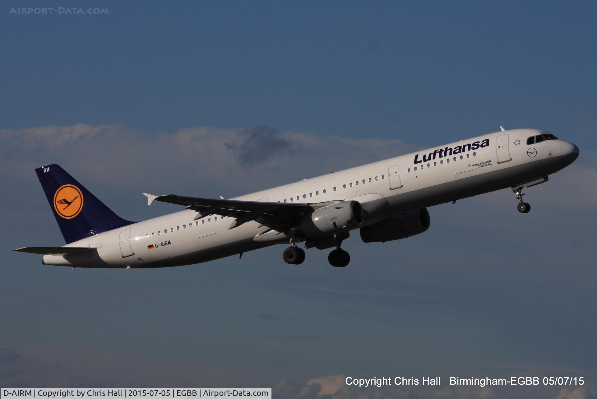 D-AIRM, 1994 Airbus A321-131 C/N 0518, Lufthansa