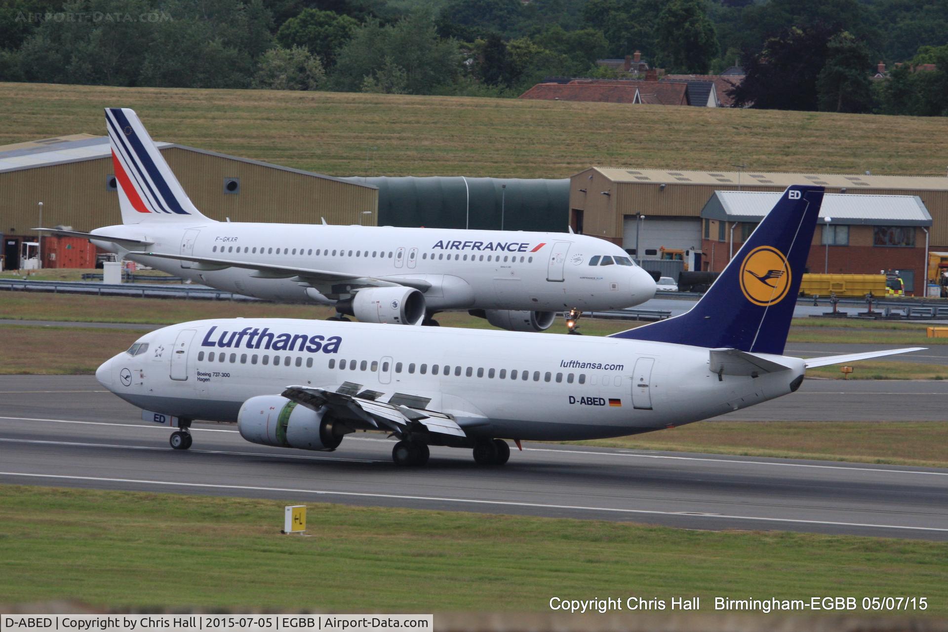 D-ABED, 1991 Boeing 737-330 C/N 25215, Lufthansa