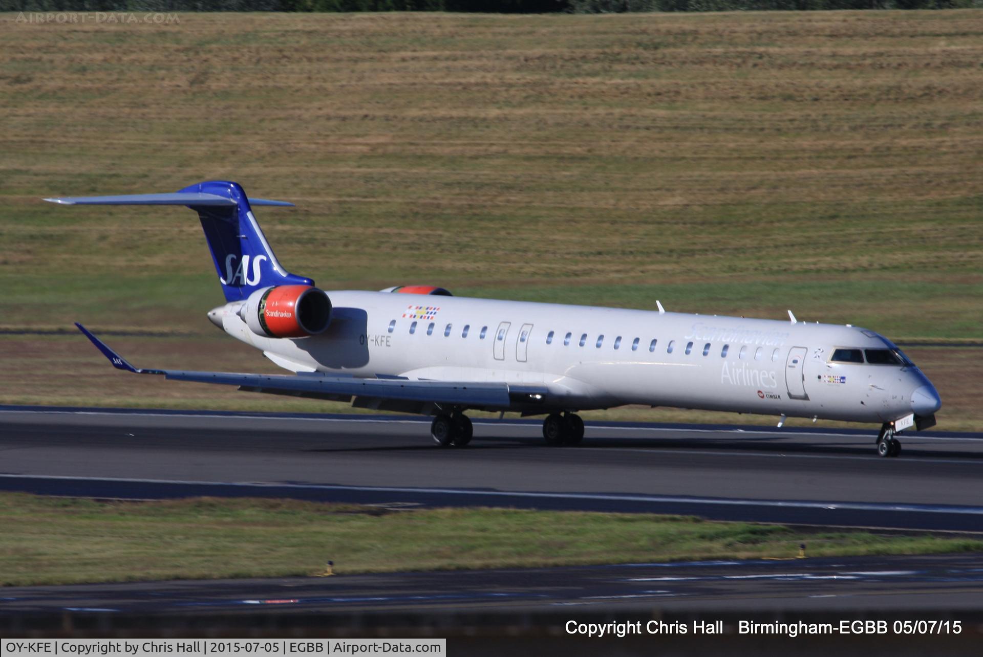 OY-KFE, 2009 Bombardier CRJ-900ER (CL-600-2D24) C/N 15224, SAS Scandinavian Airline System
