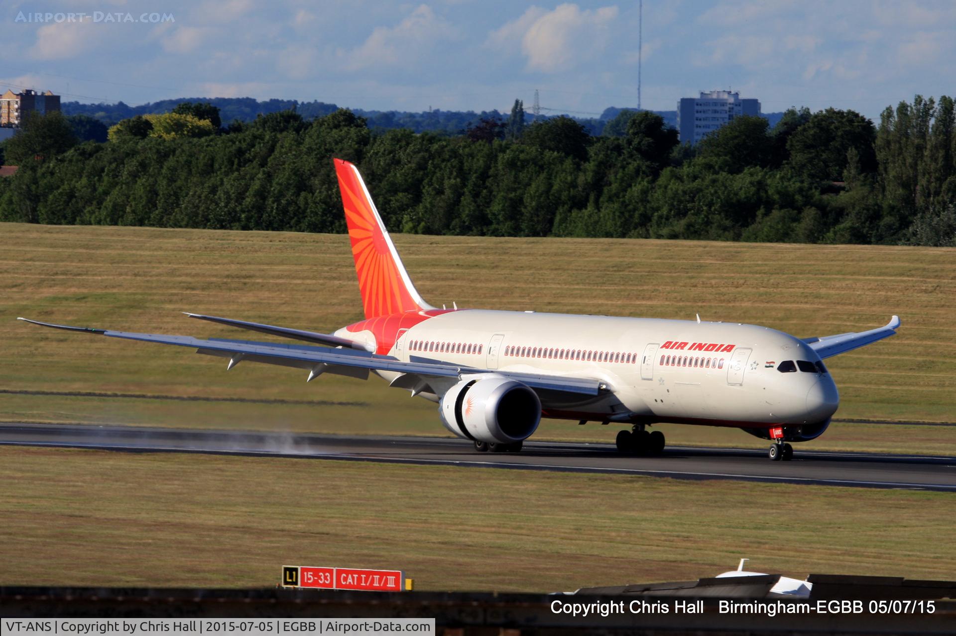 VT-ANS, 2014 Boeing 787-8 Dreamliner C/N 36290, Air India