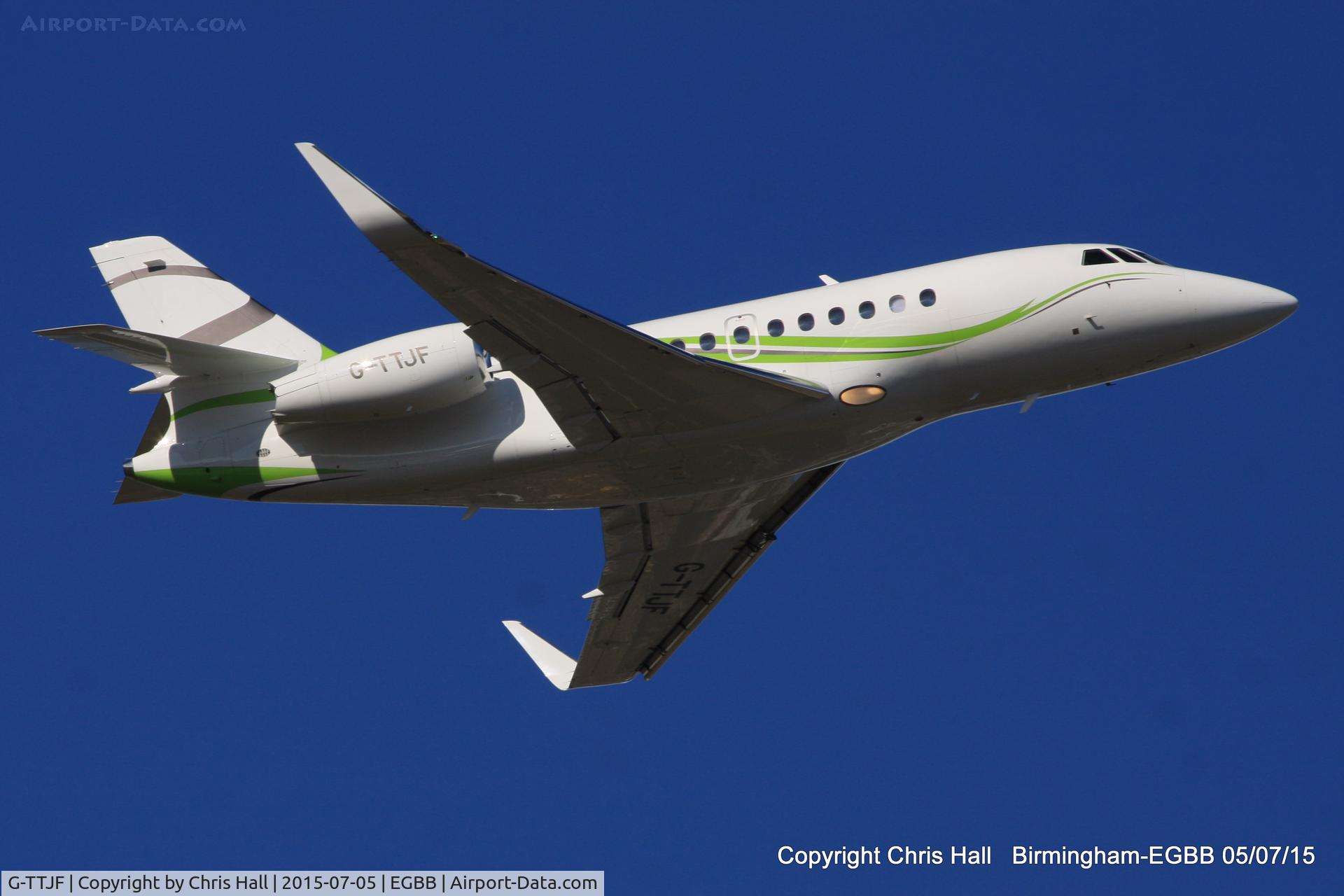 G-TTJF, 2013 Dassault Falcon 2000EX C/N 705, TAG Aviation