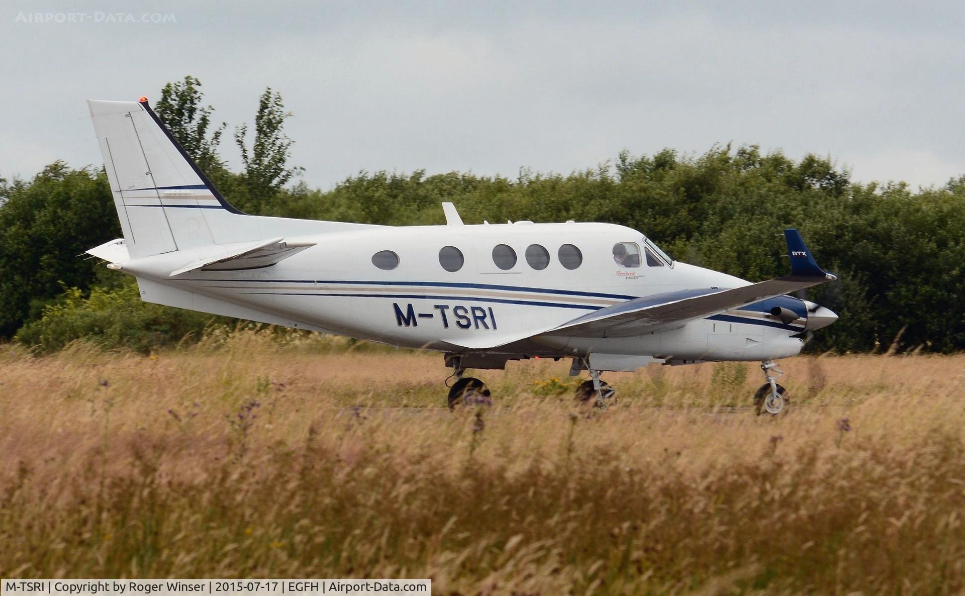 M-TSRI, Hawker Beechcraft C90GTI King Air C/N LJ-2033, Visiting King Air GTI operated by Timpson Ltd.