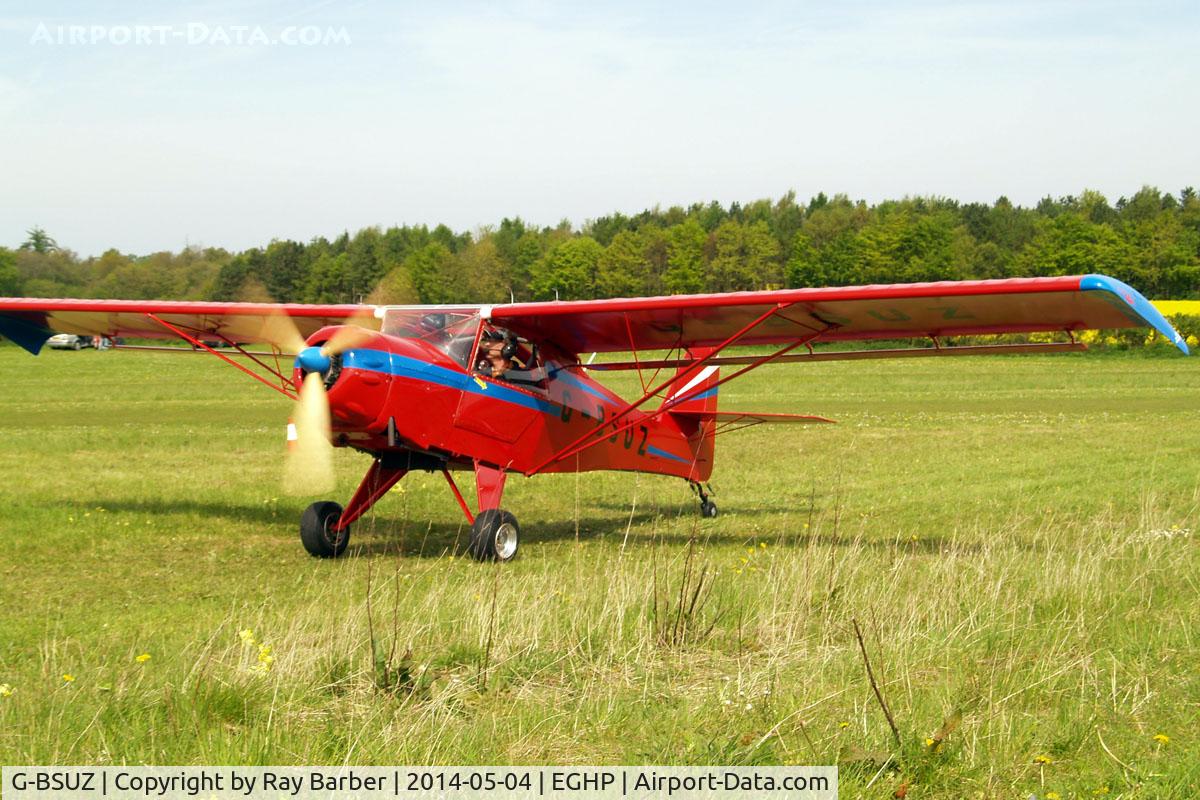 G-BSUZ, 1990 Denney Kitfox Mk3 C/N PFA 172-11875, Denney Kitfox Mk.2 [PFA 172-11875] Popham~G 04/05/2014