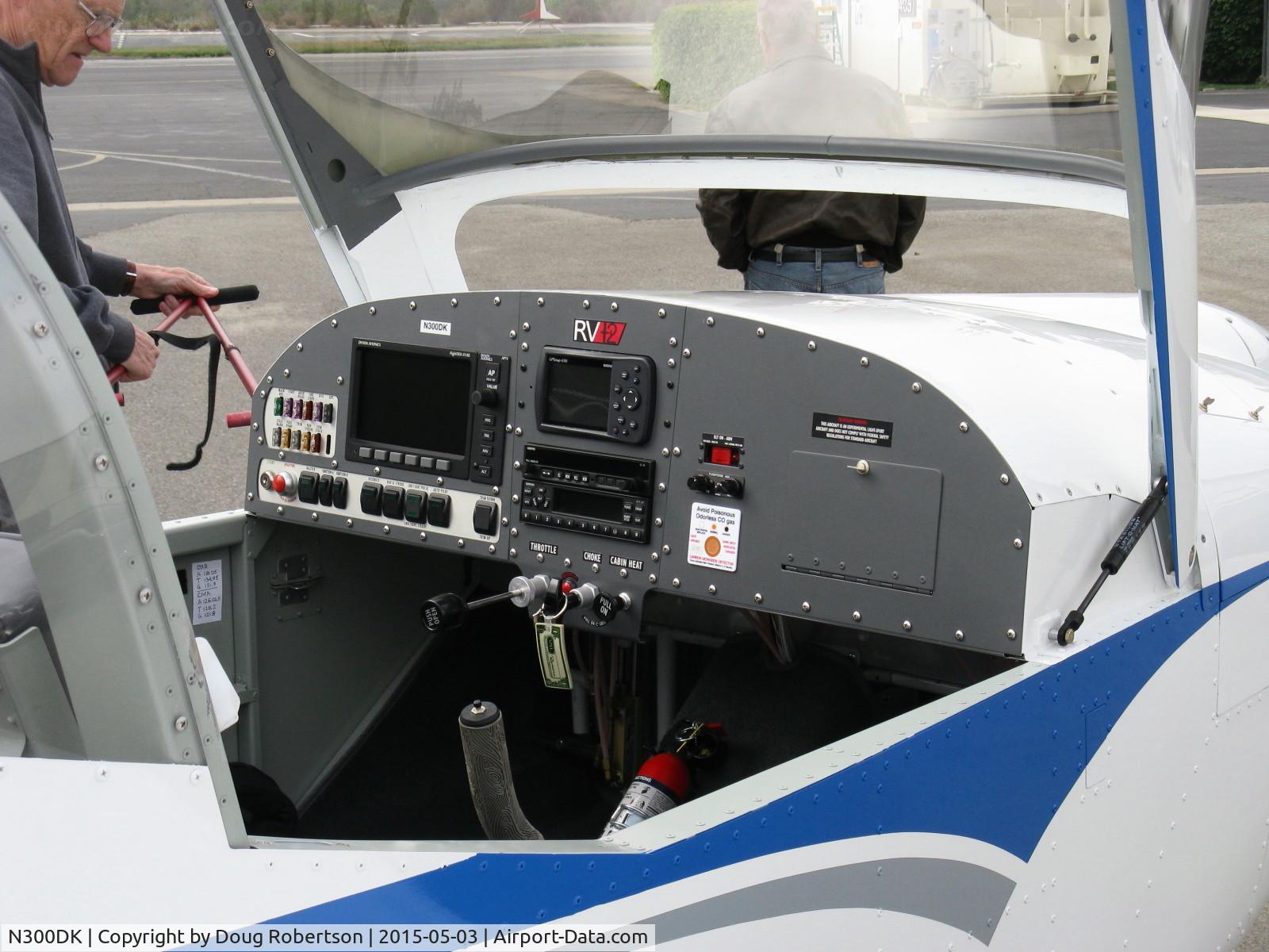 N300DK, 2012 Vans RV-12 C/N 120343, 2012 Kennedy Van's RV-12A E-LSA, Rotax 912ULS 100 Hp, panel