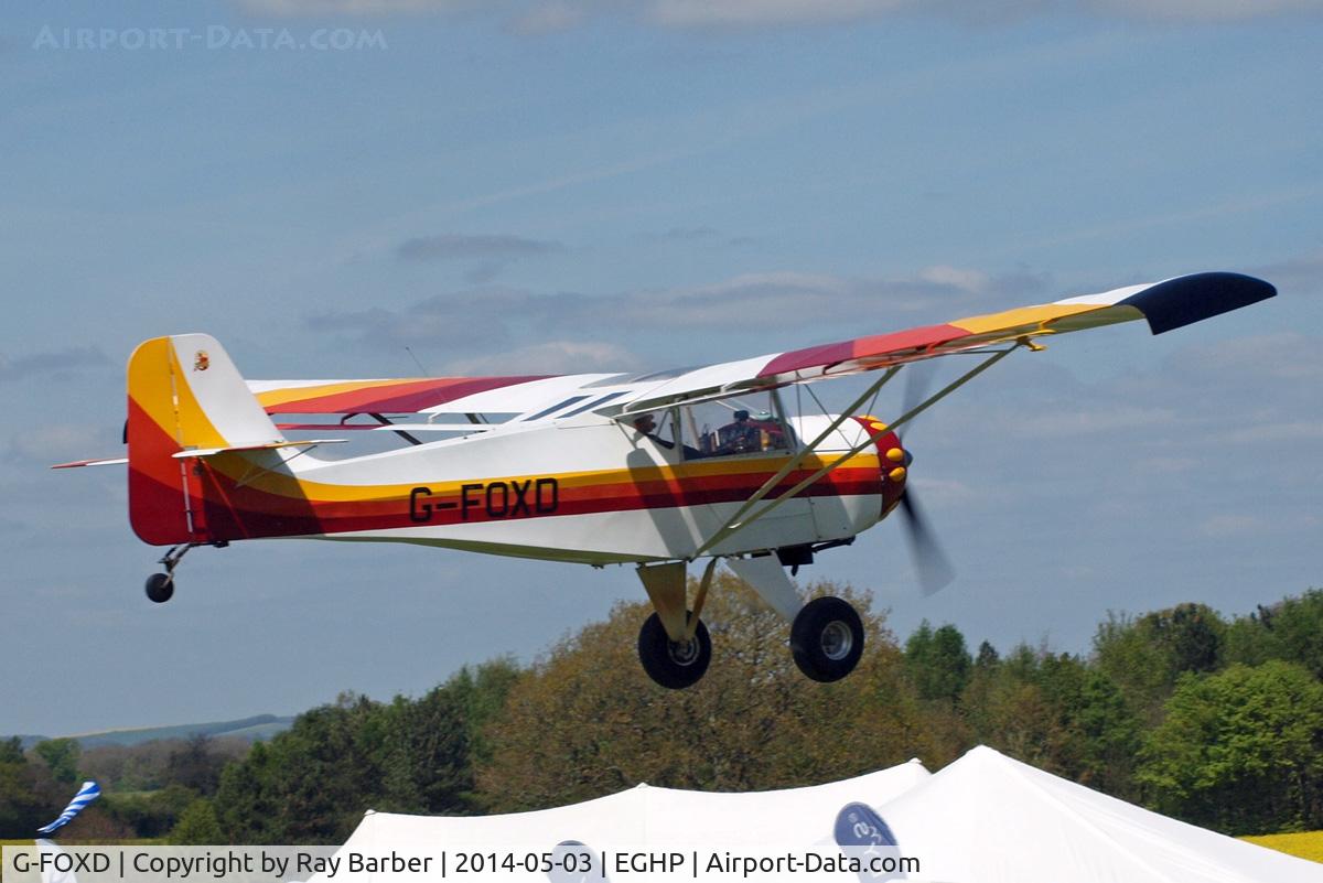 G-FOXD, 1996 Denney Kitfox MK2 C/N PFA 172-11618, Denney Kitfox Mk.II [PFA 172-11618] Popham~G 03/05/2014