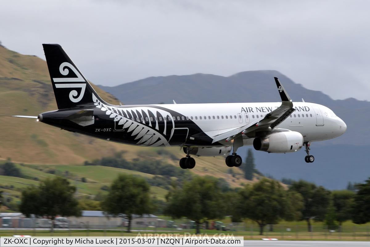 ZK-OXC, 2013 Airbus A320-232 C/N 5847, At Queenstown