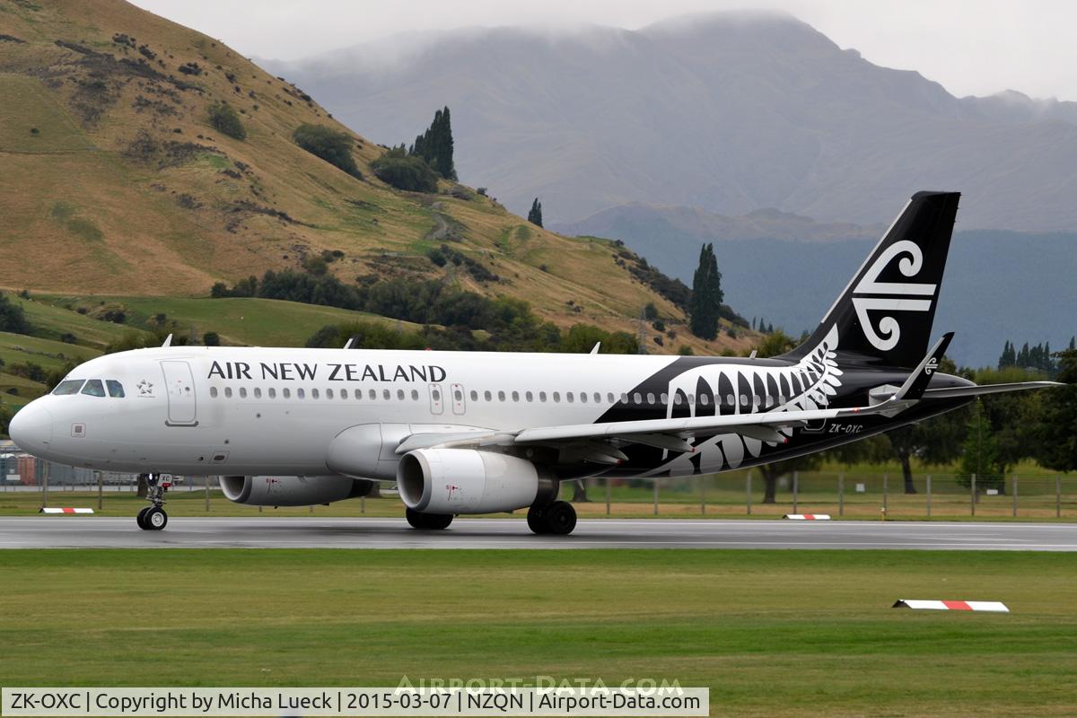 ZK-OXC, 2013 Airbus A320-232 C/N 5847, At Queenstown