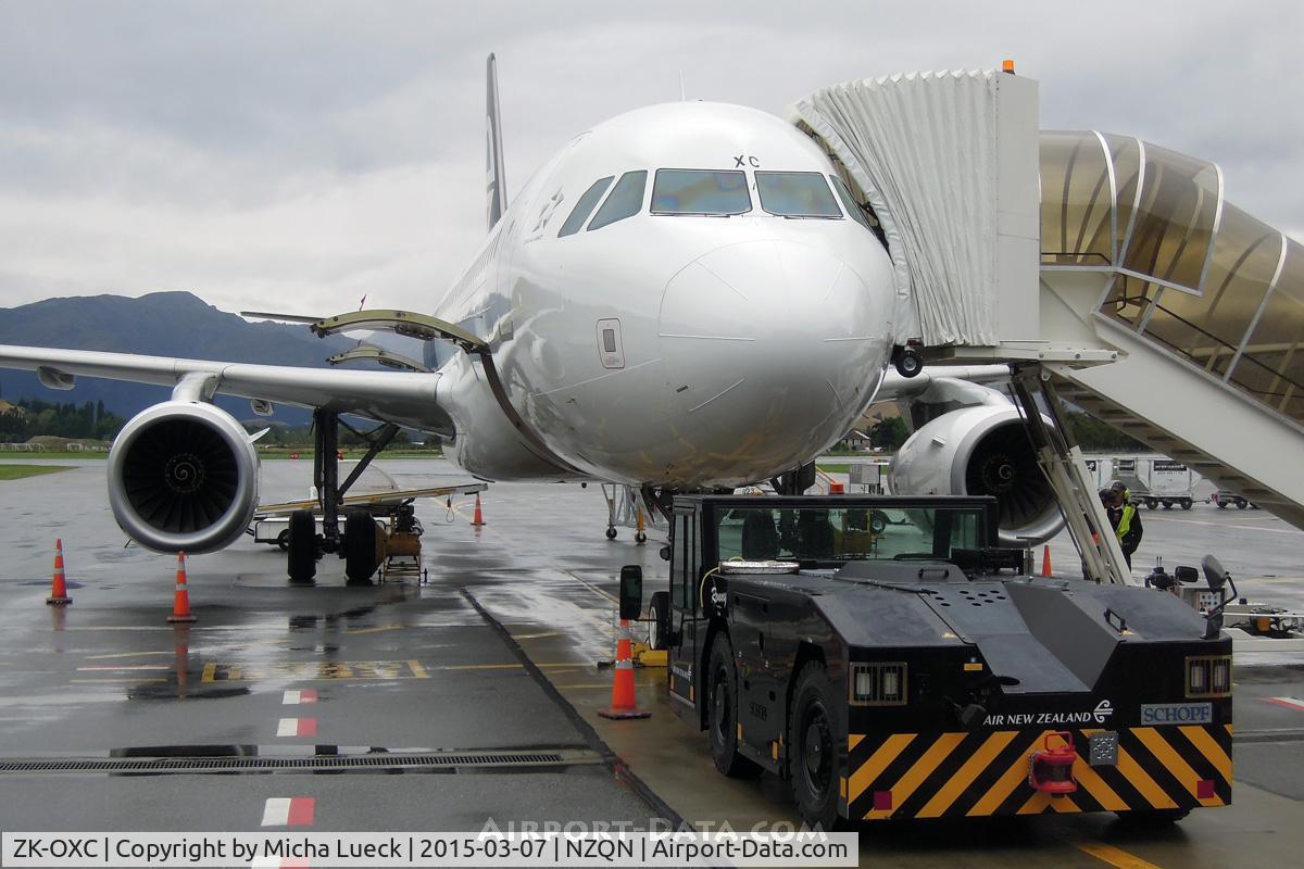 ZK-OXC, 2013 Airbus A320-232 C/N 5847, At Queenstown