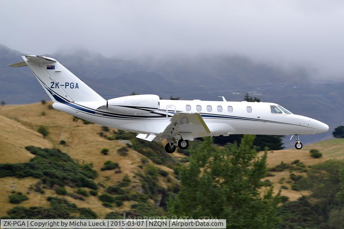 ZK-PGA, 2012 Cessna 525C CitationJet CJ4 C/N 525C-0112, At Queenstown